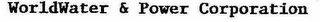 WORLDWATER & POWER CORPORATION logo
