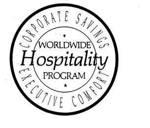 WORLDWIDE HOSPITALITY PROGRAM CORPORATE SAVINGS EXECUTIVE COMFORT logo