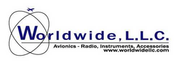 WORLDWIDE, L.L.C.  AVIONICS - RADIO, INSTRUMENTS, ACCESSORIES WWW.WORLDWIDELLC.COM logo