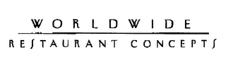 WORLDWIDE RESTAURANT CONCEPTS logo