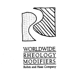 WORLDWIDE RHEOLOGY MODIFIERS ROHM AND HAAS COMPANY logo