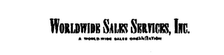 WORLDWIDE SALES SERVICES, INC.A WORLD-WIDE SALES ORGANIZATION logo