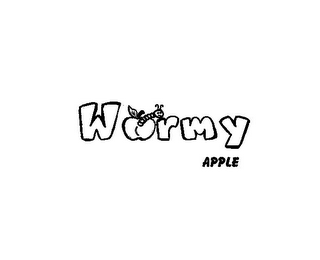 WORMY APPLE logo