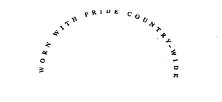 WORN WITH PRIDE COUNTRY-WIDE logo