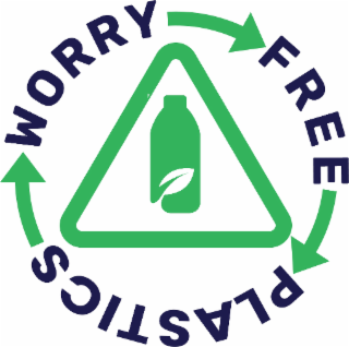 WORRY FREE PLASTICS logo