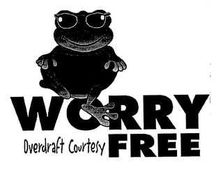 WORRY OVERDRAFT COURTESY FREE logo
