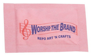 WORSHIP THE BRAND REPO ART 'N CRAFTS logo