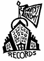 WORST ENEMY RECORDS logo