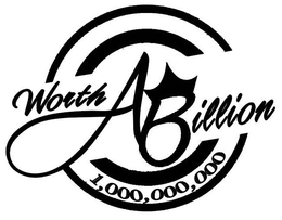 WORTH A BILLION 1,000,000,000 logo