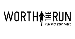 WORTH THE RUN RUN WITH YOUR HEART logo