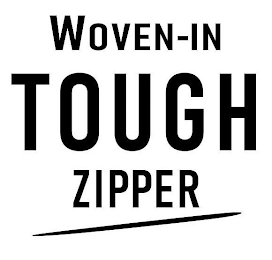 WOVEN-IN TOUGH ZIPPER logo