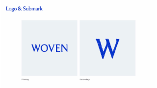 WOVEN, W logo