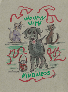 WOVEN WITH KINDNESS logo