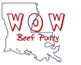 WOW BEEF PATTY logo