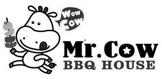 WOW COW MR. COW BBQ HOUSE logo