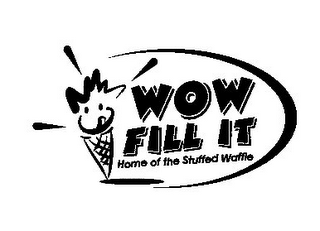 WOW FILL IT HOME OF THE STUFFED WAFFLE logo