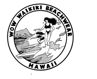 WOW WAIKIKI BEACHWEAR HAWAII logo