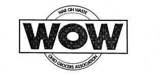 WOW WAR ON WASTE OHIO GROCERS ASSOCIATION logo