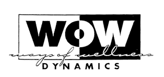 WOW WAYS OF WELLNESS DYNAMICS logo