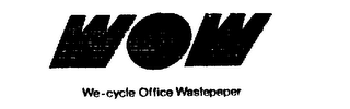 WOW WE-CYCLE OFFICE WASTEPAPER logo