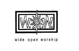 W.O.W. WIDE OPEN WORSHIP logo
