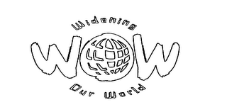 WOW WIDENING OUR WORLD logo