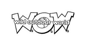 W.O.W.  WILD OUTDOOR WORLD logo