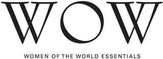 WOW WOMEN OF THE WORLD ESSENTIALS logo