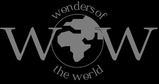 WOW WONDERS OF THE WORLD logo