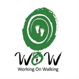 WOW WORKING ON WALKING logo