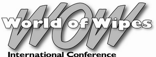 WOW WORLD OF WIPES INTERNATIONAL CONFERENCE logo