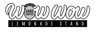 WOW WOW LEMONADE STAND HAND CRAFTED logo