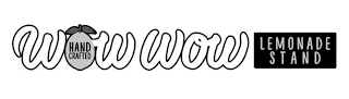 WOW WOW LEMONADE STAND HAND CRAFTED logo