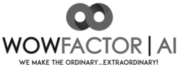 WOWFACTOR AI WE MAKE THE ORDINARY...EXTRAORDINARY! logo