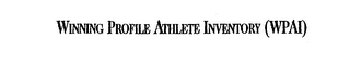 WPAI WINNING PROFILE ATHLETE INVENTORY (WPAI) logo