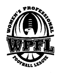 WPFL WOMEN'S PROFESSIONAL FOOTBALL LEAGUE logo
