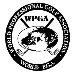 WPGA WORLD PROFESSIONAL GOLF ASSOCIATION WORLD P.G.A. logo
