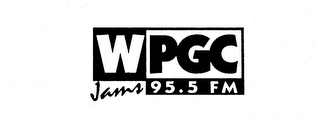 WPGC JAMS 95.5 FM logo