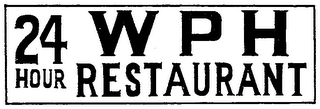 WPH 24 HOUR RESTAURANT logo