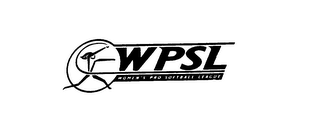 WPSL WOMEN'S PRO SOFTBALL LEAGUE logo
