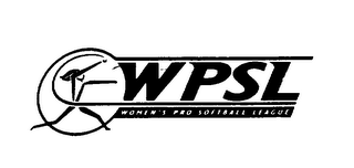 WPSL WOMEN'S PRO SOFTBALL LEAGUE logo