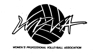 WPVA WOMEN'S PROFESSIONAL VOLLEYBALL ASSOCIATION logo