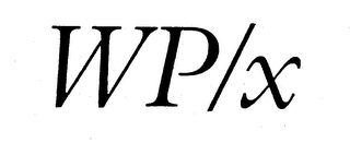 WP/X logo
