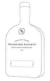 WR DISTILLER'S SELECT WOODFORD RESERVE KENTUCKY STRAIGHT BOURBON WHISKEY logo