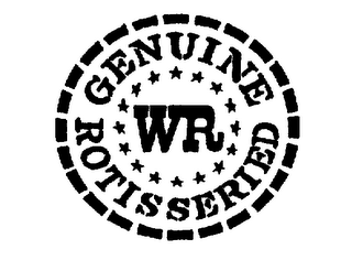 WR GENUINE ROTISSERIED logo