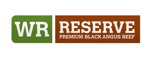 WR RESERVE PREMIUM BLACK ANGUS BEEF logo