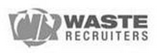 WR WASTE RECRUITERS logo
