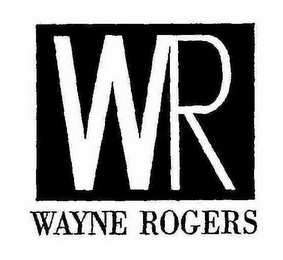 WR WAYNE ROGERS logo