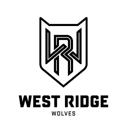 WR WEST RIDGE WOLVES logo