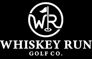 WR WHISKEY RUN GOLF CO. logo